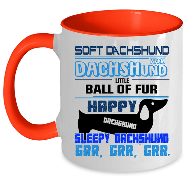 Soft Dachshund Mug, Happy Dachshund Cup, Dogs Mug