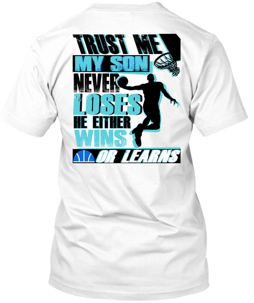 A black t-shirt with the shopify logo