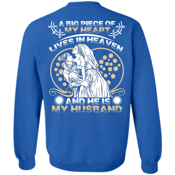 Lives In Heaven T Shirt, I Love Husband Sweatshirt