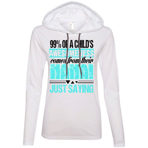 A black t-shirt with the shopify logo