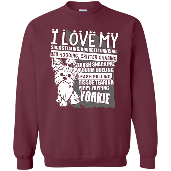 Coolest Yorkie T Shirt, I Am A Dog Lover Sweatshirt