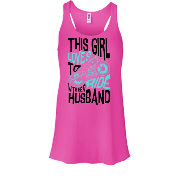 This Girl Loves To Ride With Her Husaband T Shirt, Rider Partners T Shirt, Awesome t-shirts