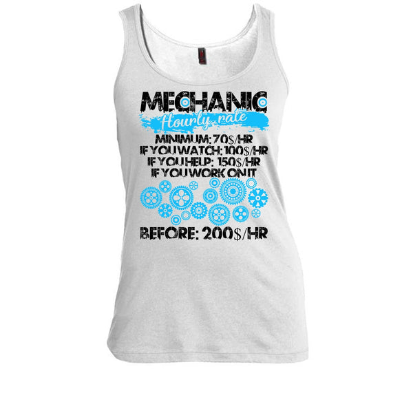 Mechanic Hourly Rate T Shirt, Coolest Mechanic T Shirt, Awesome t-shirts