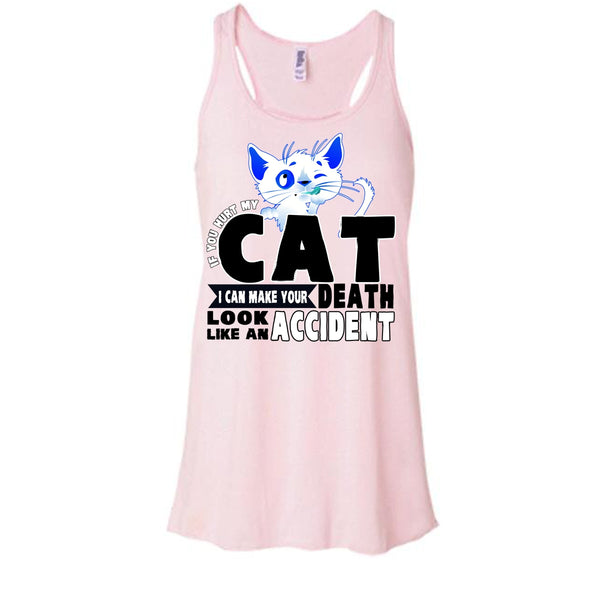 If You Hurt My Cat T Shirt, Funny Cat Tank Top