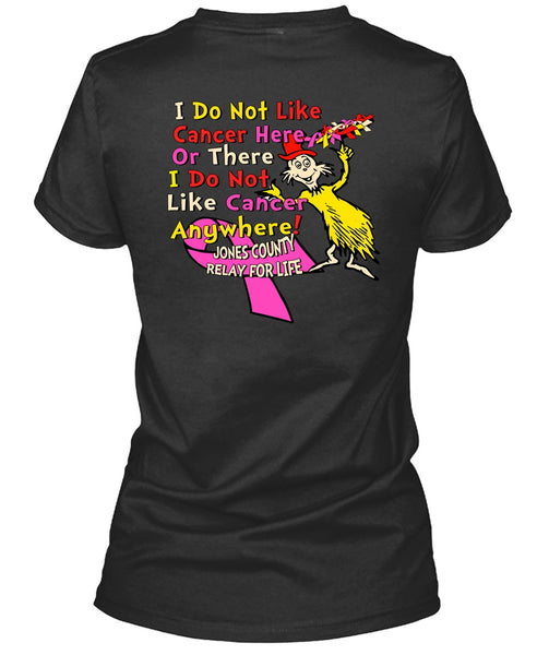 The Cat in the Hat T Shirt, I Do Not Like Cancer Anywhere T Shirt, Dr. Seuss T Shirt, I Love Reading T Shirt
