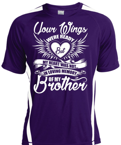 Loving Memory Of My Brother T Shirt, Your Wings T Shirt, Cool Shirt