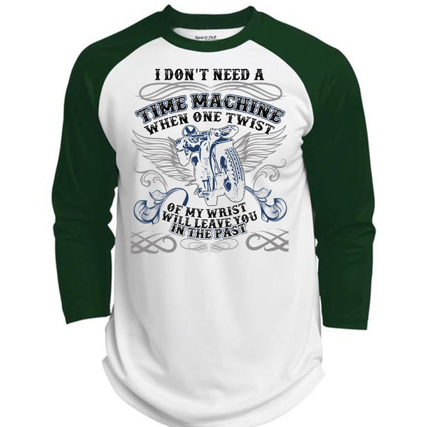 I Don't Need A Time Machine T Shirt, I Love Biking T Shirt, Awesome T-Shirts  (Polyester Game Baseball Jersey)