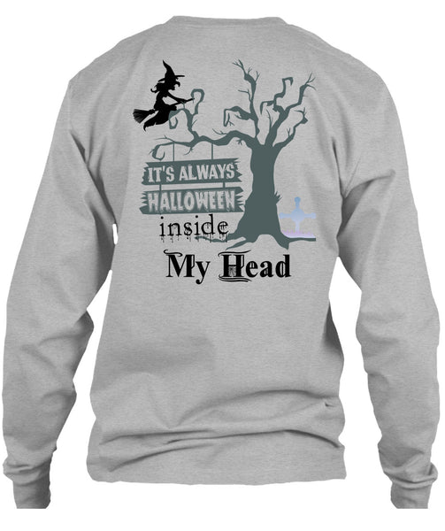 It's Always Halloween Inside My Head T Shirt, Wait For Halloween T Shirt