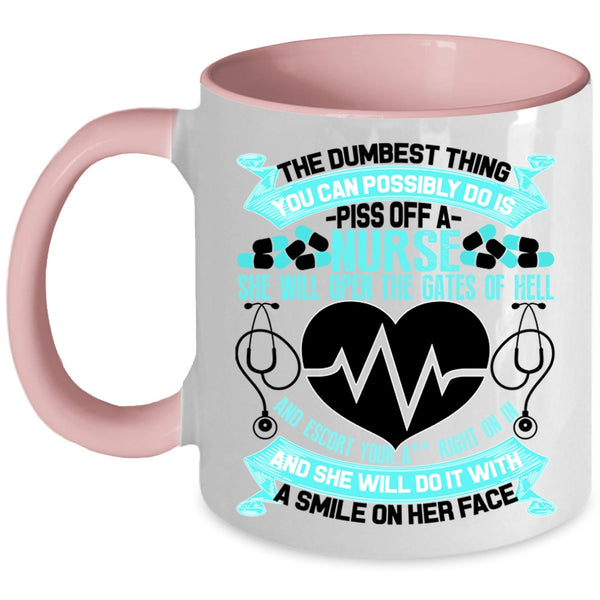 Awesome Gift For Nurse Coffee Mug, Funny Nurses Accent Mug