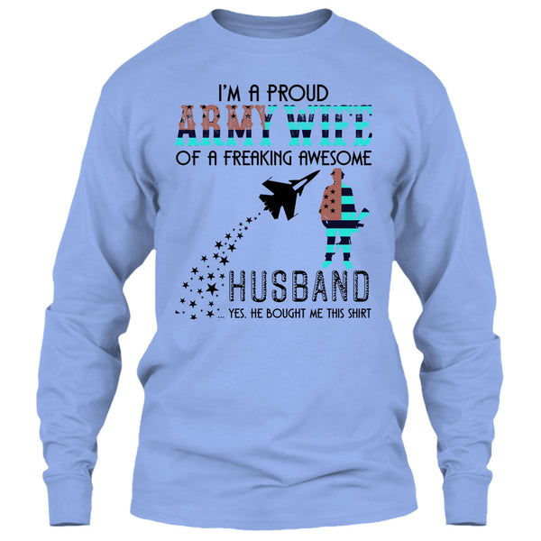 I'm A Proud Army Wife T Shirt, Coolest Army Wife T Shirt