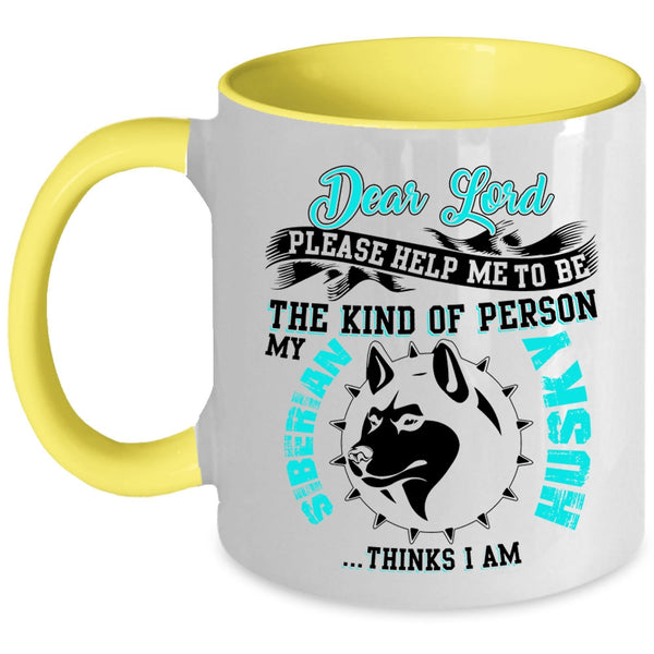 Cool Siberian Husky Coffee Mug, My Siberian Husky Accent Mug