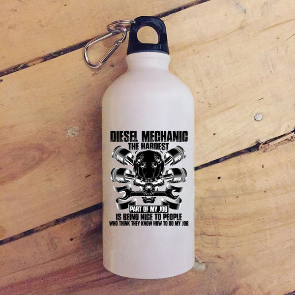 Diesel Mechanic 20 oz Stainless Steel Bottle,Best Gift For Diesel Mechanic Outdoor Sports Water Bottle