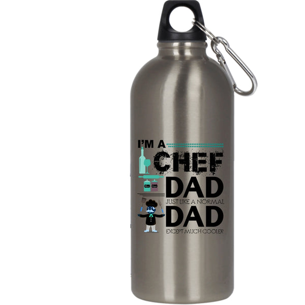 I'm A Chef Dad 20 oz Stainless Steel Bottle,Awesome Gift For My Daddy Outdoor Sports Water Bottle
