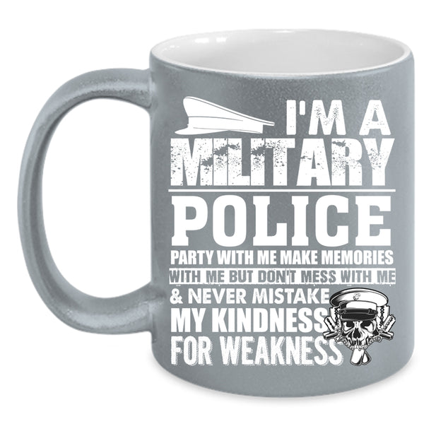 I'm A Military Police Coffee Mug, Awesome Policeman Coffee Cup