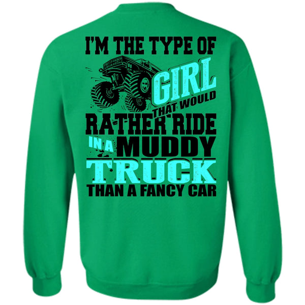 I Love Jeep T Shirt, Ride In A Muddy Truck Sweatshirt