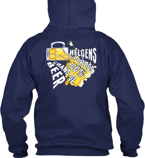 Helgens Prognos 100% Chans Of Beer T Shirt, My Favorite T Shirt
