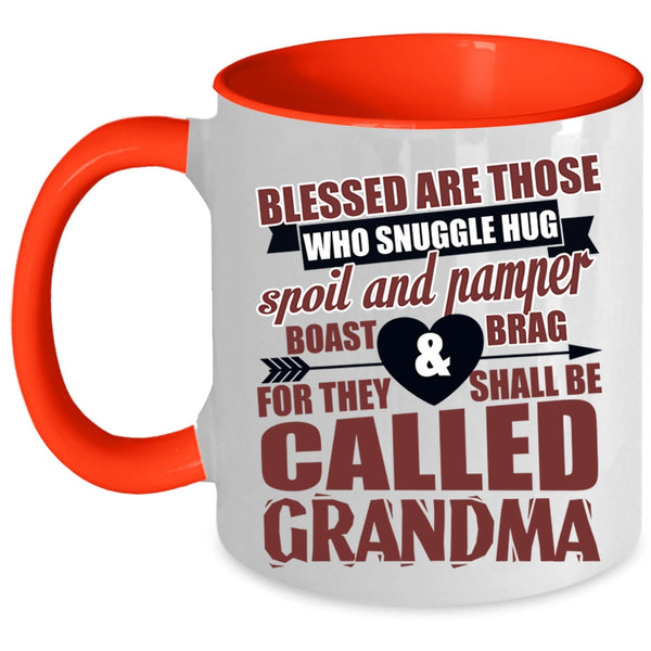Cute Grandma Coffee Mug, They Shall Be Called Grandma Accent Mug