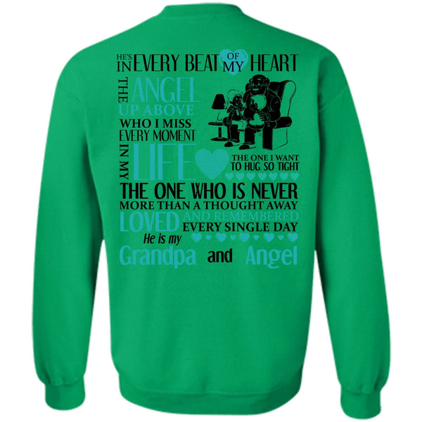 I Love Grandpa T Shirt, Grandpa And Angel Sweatshirt