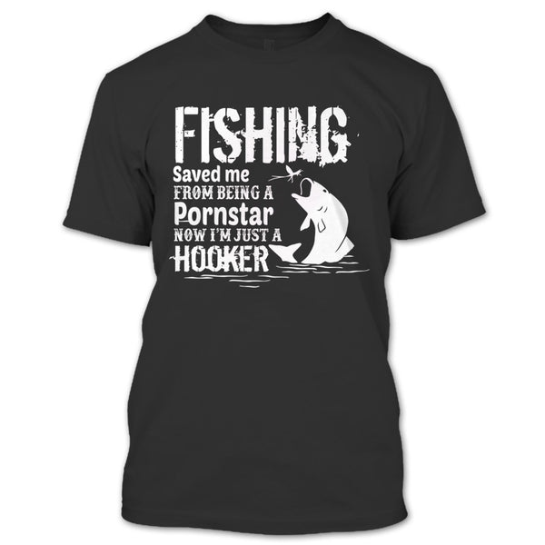 A black t-shirt with the shopify logo