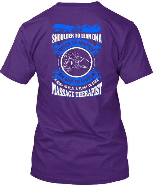 Massage Therapist T Shirt, Voice To Inspire T Shirt