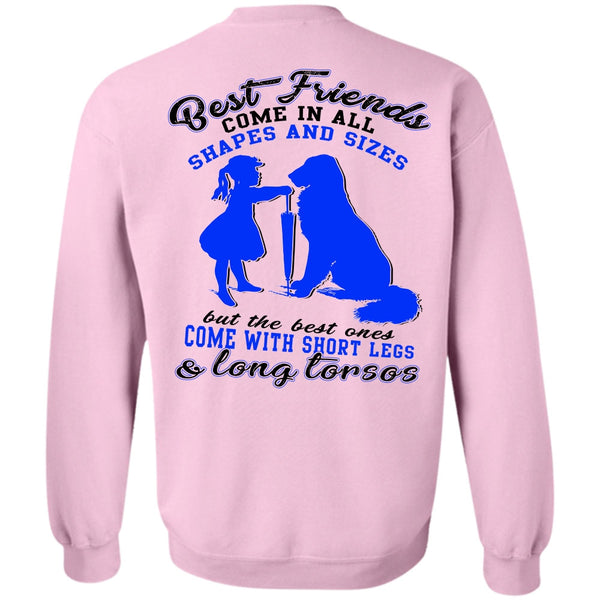 I Love My Dog T Shirt, Best Friends Come In All Shapes Sweatshirt