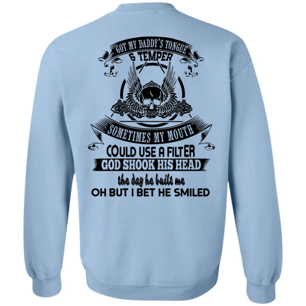 Being A Gunner T Shirt, God Shook His Head The Day He Built Me Sweatshirt