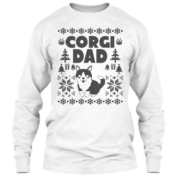 Corgi Dad T Shirt, Gift For Merry Christmas T Shirt