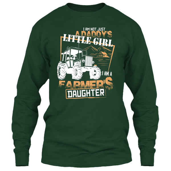 Just A Daddy's Littile Girl T Shirt, I'm A Farmer's Girl T Shirt