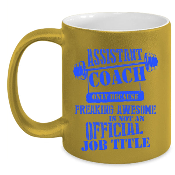 Awesome Assistant Coach Coffee Mug, Assistant Coach Accent Mug