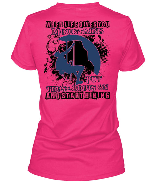 Start Hiking T Shirt, I Love Hiking T Shirt