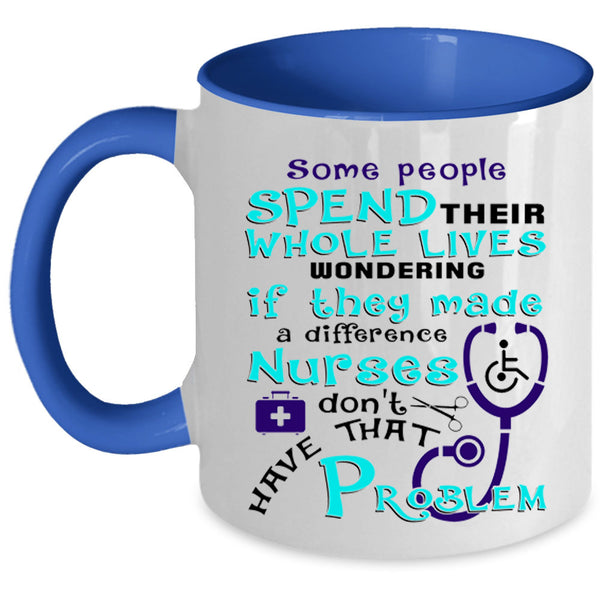 Cool Gift For Nurses Coffee Mug, Awesome Nurses Accent Mug