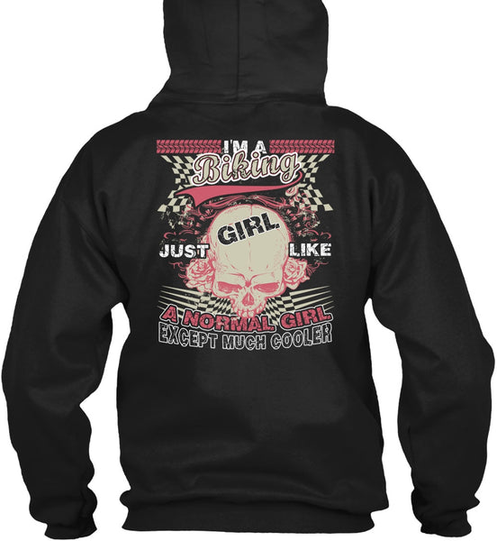 I'm A Biking T Shirt, Just Girl Like A Normal Girl T Shirt