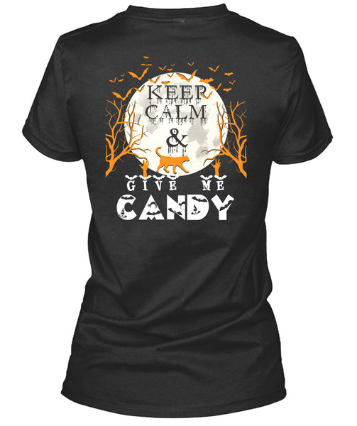 Keep Calm And Give Me Candy T Shirt, I Love Christmas T Shirt