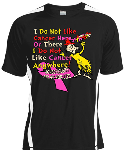 A black t-shirt with the shopify logo