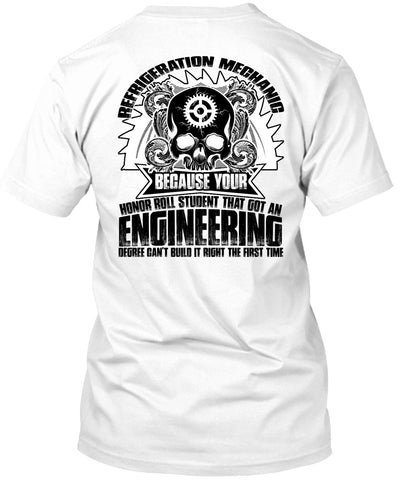 A black t-shirt with the shopify logo