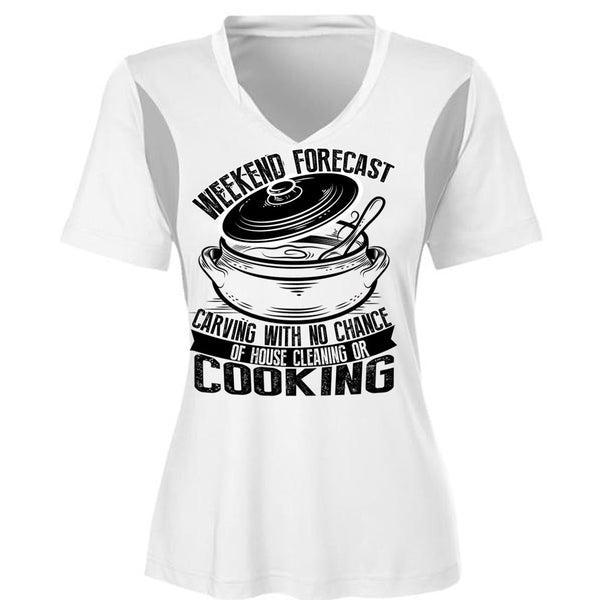 Weekend Forecast Carving T Shirt, I Love Cooking T Shirt, Awesome T-Shirts