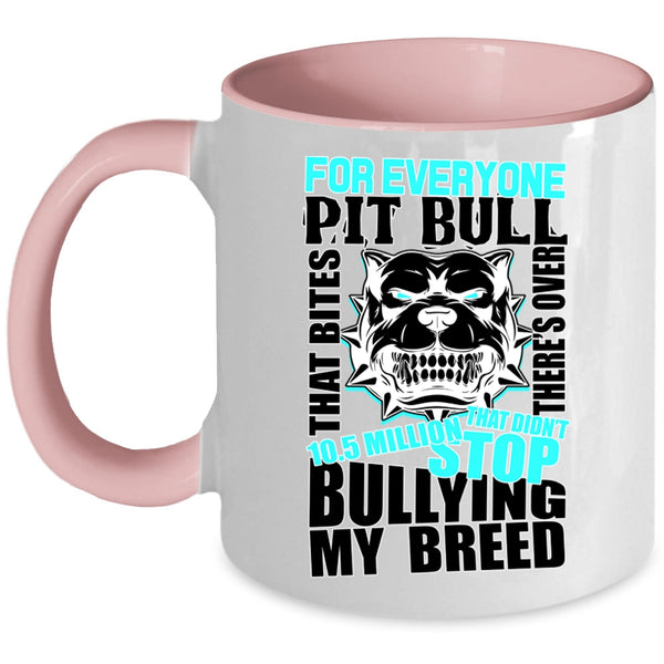 Best Gift For Pit Bull Lovers Coffee Mug, Cool Pit Bull Accent Mug