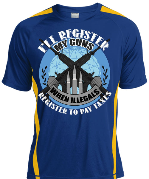 I'll Register My Guns T Shirt, Being A Veteran T Shirt, Cool Shirt