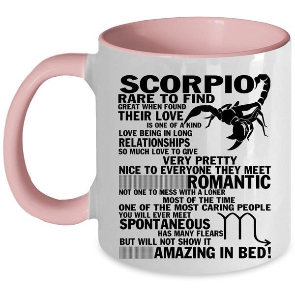 Cool Gift For Scorpio Coffee Mug, Scorpio Rare To Find Accent Mug