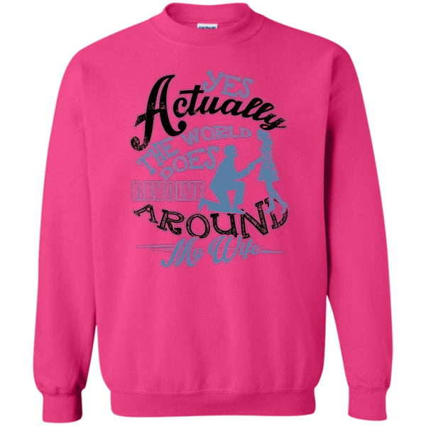 Coolest Husband Ever T Shirt, Revolve Around My Wife Sweatshirt