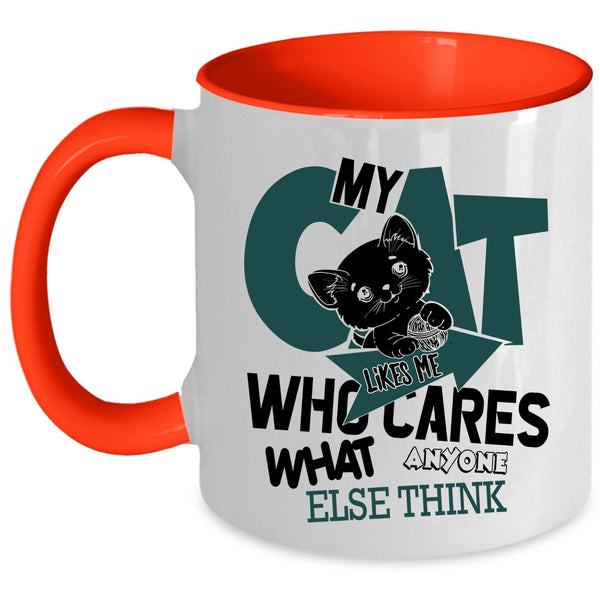 Lovely Cats Coffee Mug, My Cat Like Me Accent Mug