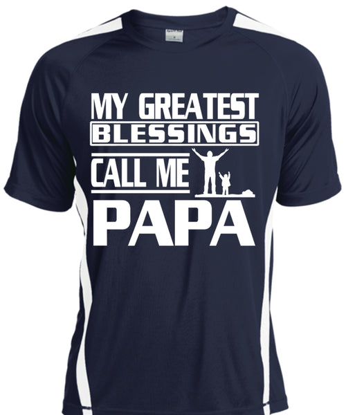 My Greatest Blessings Call Me Papa T Shirt, Father's Day T Shirt