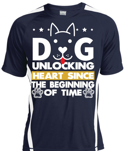 Dog Unlocking Heart T Shirt, My Favorite T Shirt, Cool Shirt