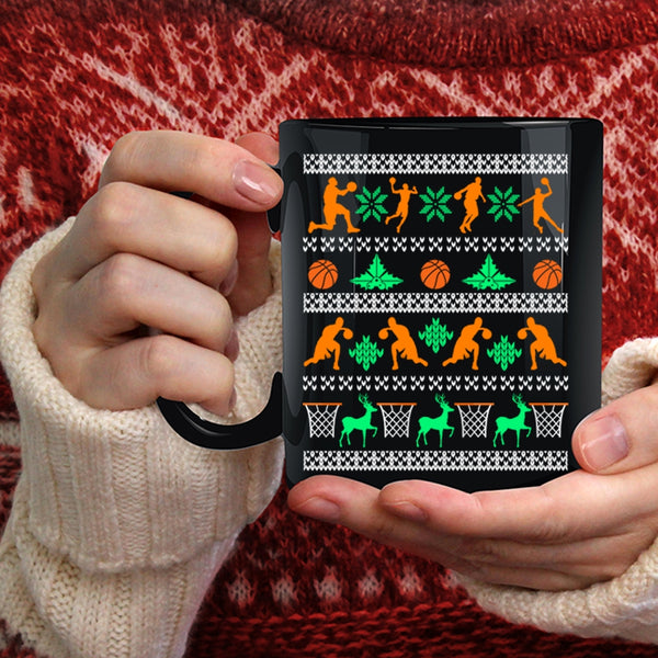 Awesome Basketball Coffee Mug, Merry Christmas Coffee Cup