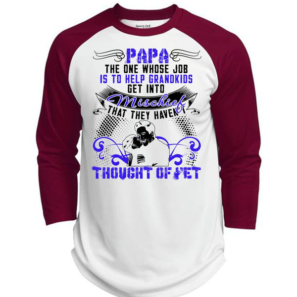 Papa The One T Shirt, I Love Papa T Shirt, Awesome T-Shirts  (Polyester Game Baseball Jersey)