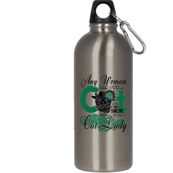 Any Woman Can Own A Cat 20 oz Stainless Steel Bottle,Special To Be A Cat Lady Outdoor Sports Water Bottle