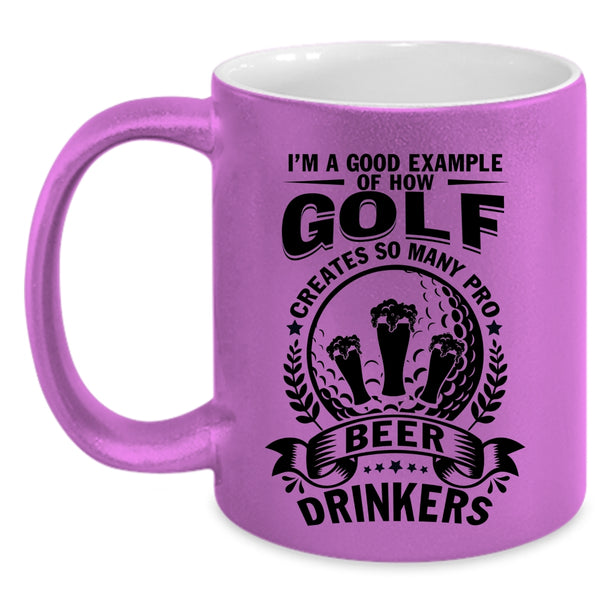 Pro Beer Drinkers Coffee Mug, Golf Accent Mug