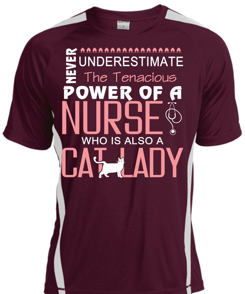 The Tenacious Power Of A Nurse Who Is Also A Cat Lady T Shirt, My Pets T Shirt