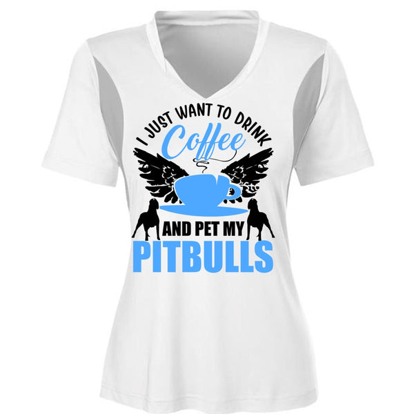 I Just Want To Drink Coffee T Shirt, I Love Pit Bull T Shirt, Awesome T-Shirts
