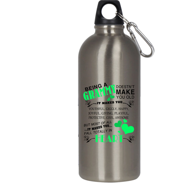 Being A Grammy Don't make You Old 20 oz Stainless Steel Bottle,Cute Grammy Outdoor Sports Water Bottle